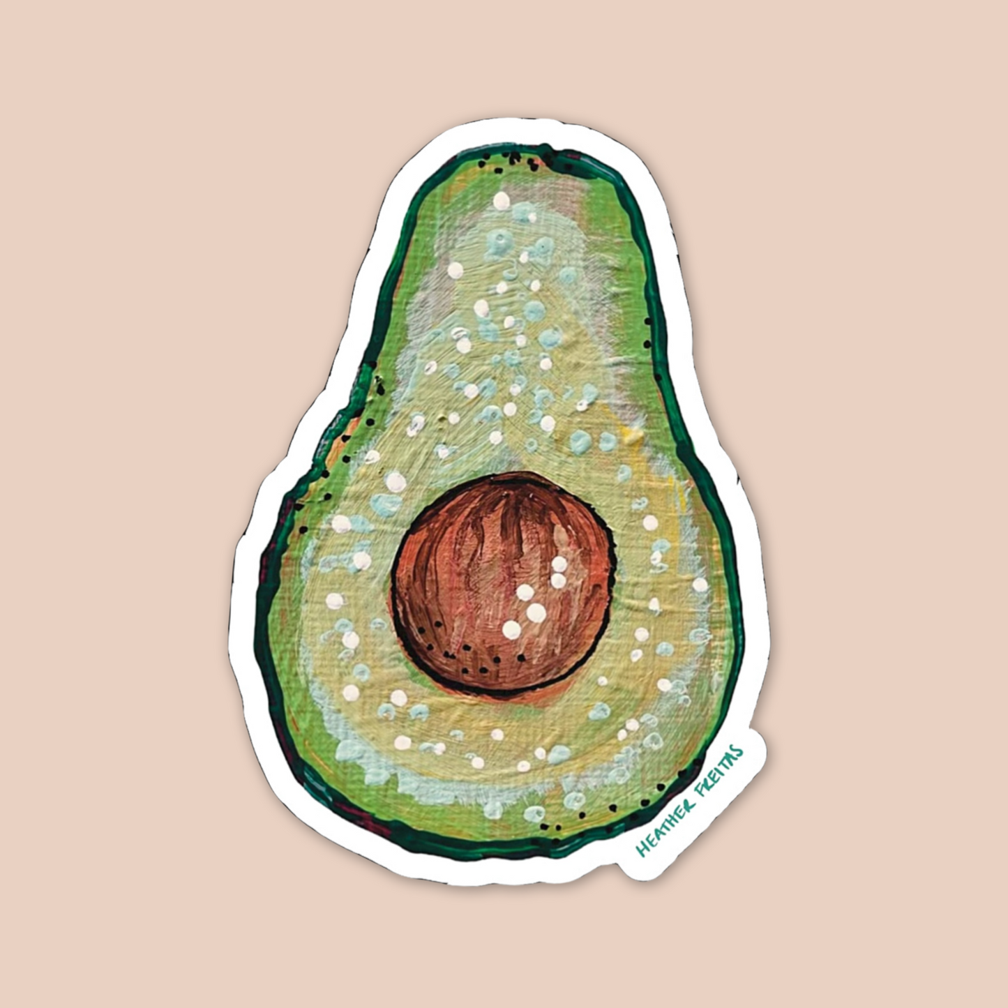 Avacado Sticker