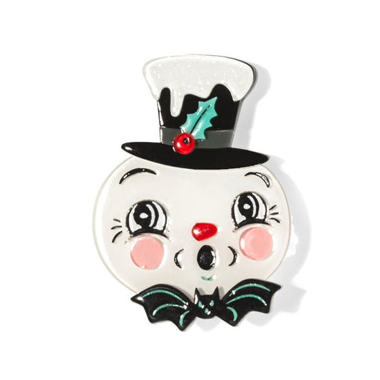 Spooky Frosty Spookmas Mini Brooch by Lipstick & Chrome x Johanna Parker