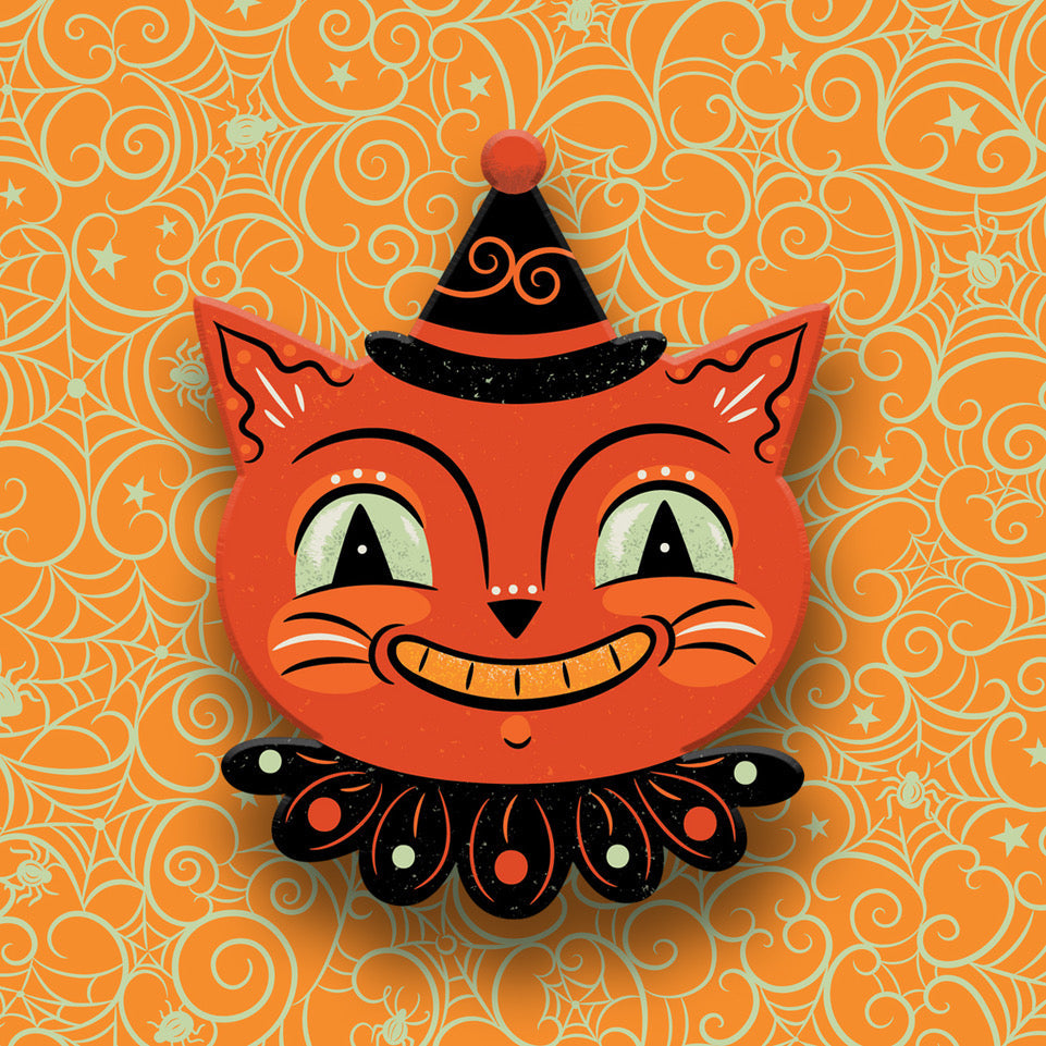 Spunky Copper Cat Brooch by Johanna Parker x Lipstick & Chrome