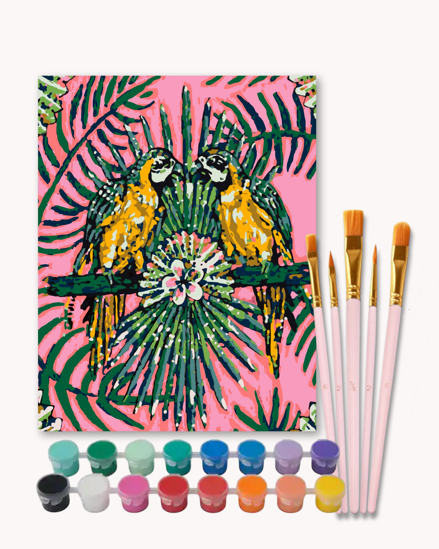 Parrot Paradise - Paint by Numbers Kit
