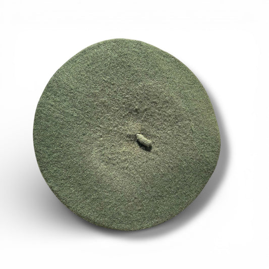 The Looker Classic French Beret - Olive Green