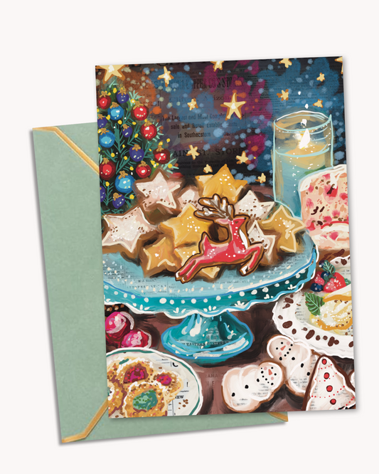 Holiday Baking - Greeting Card / Fine Art Print