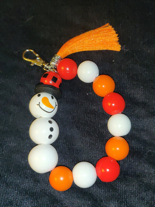 Bracelet Keychain Snowman