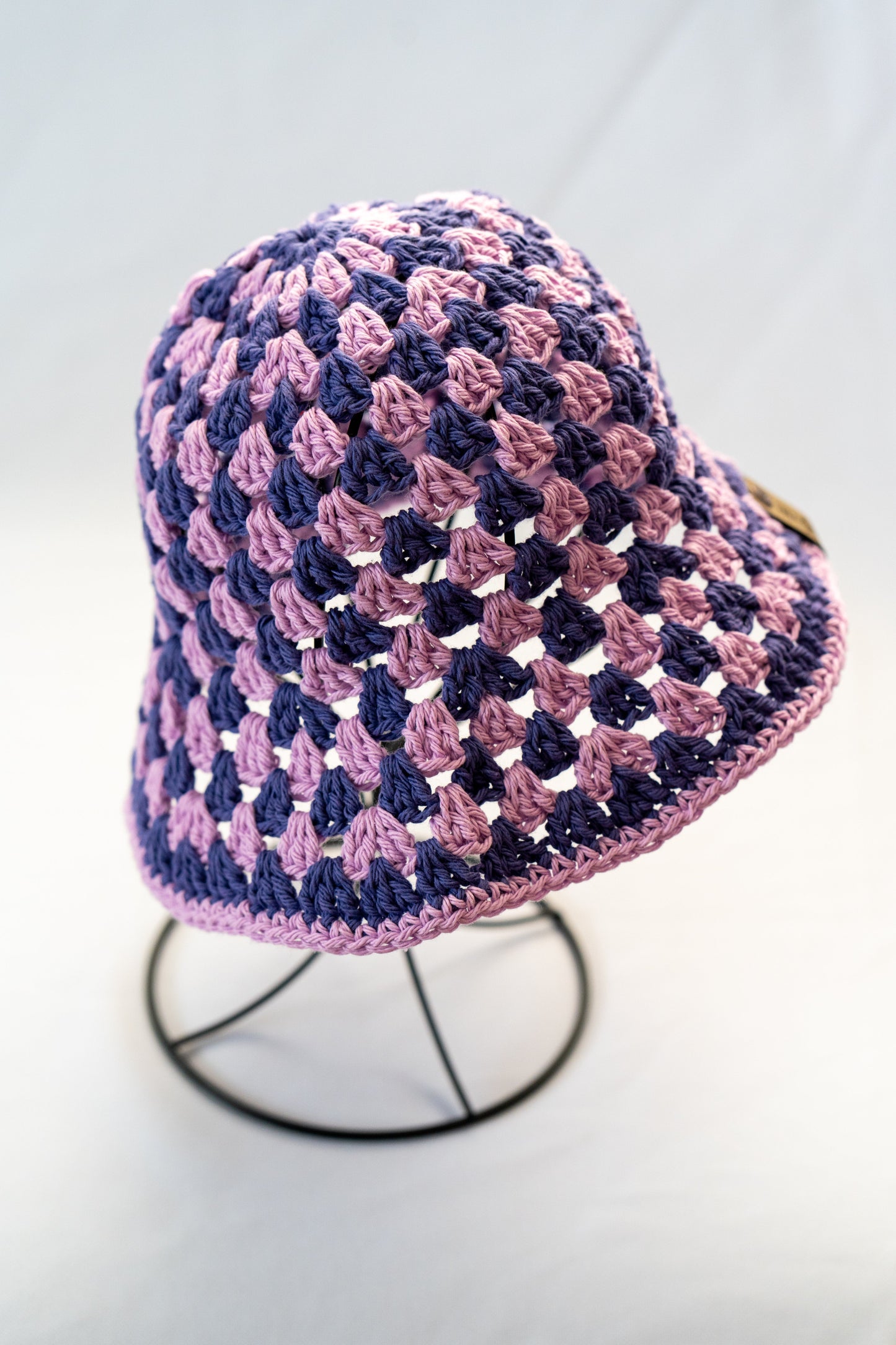 Crochet Bucket Hat - Purple