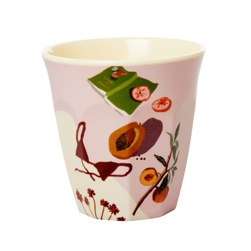 Medium Melamine Cup | Australian Summer Print