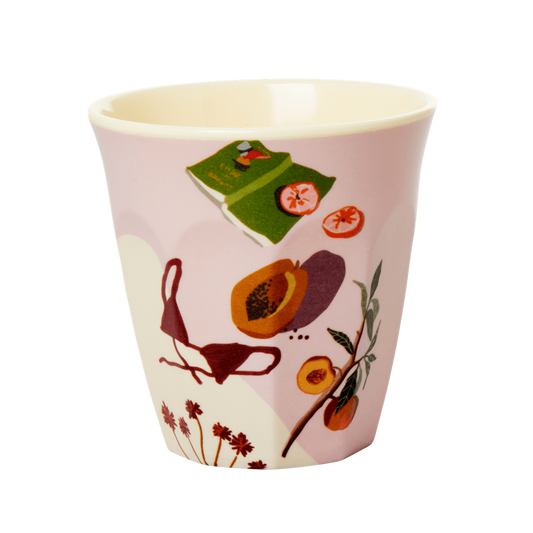 Medium Melamine Cup | Australian Summer Print