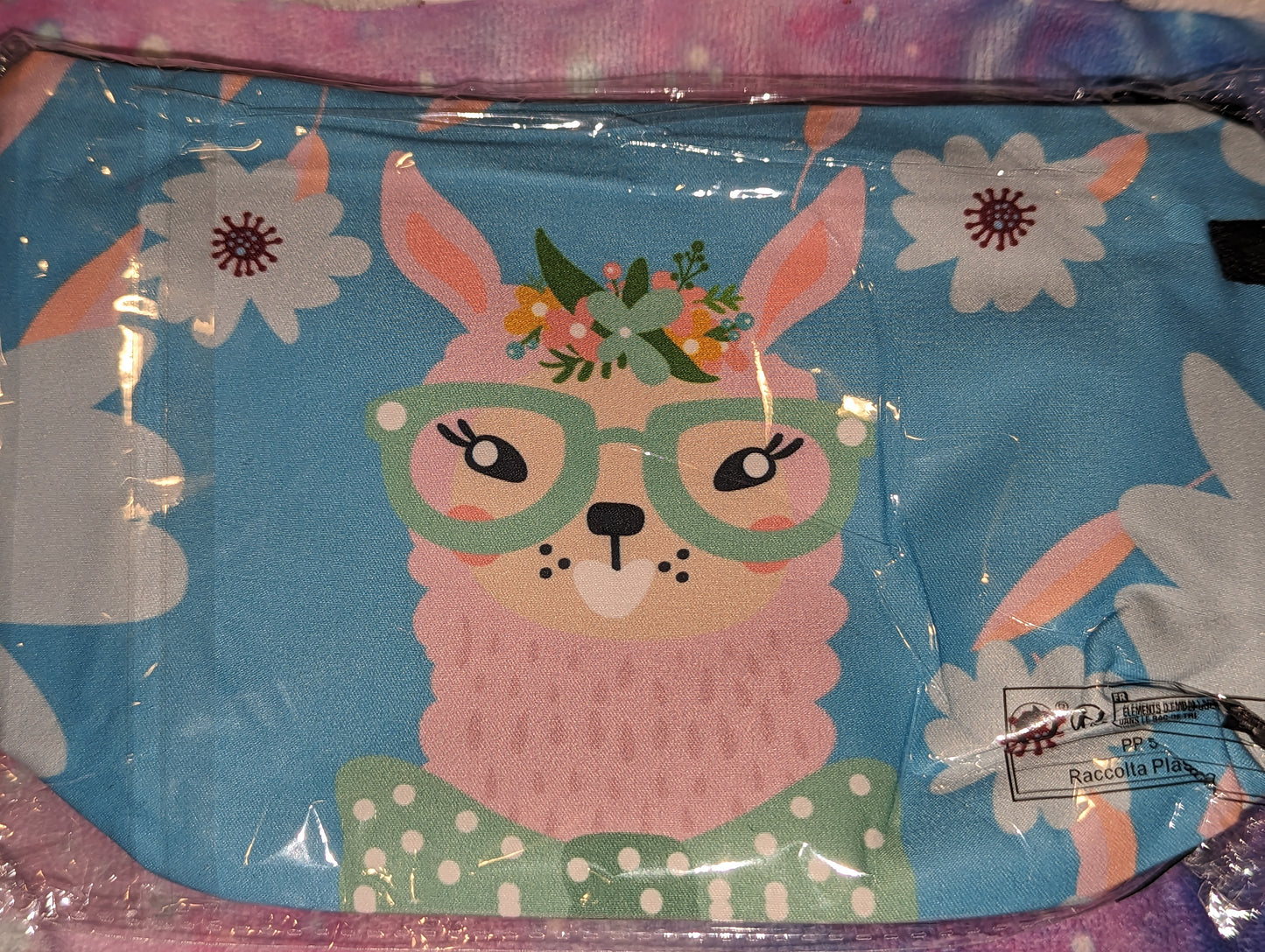 Pouch Llama Floral