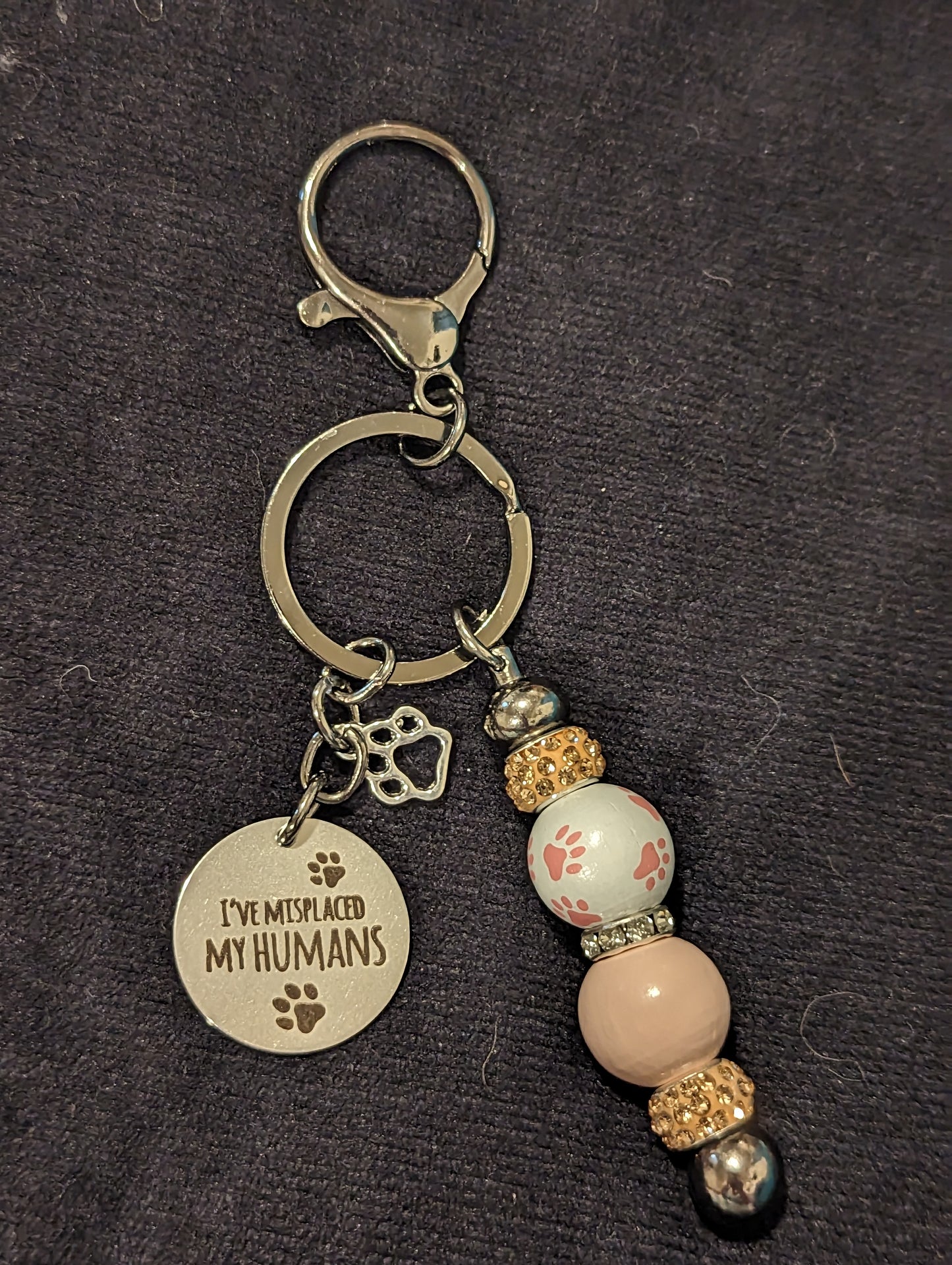 Keychain Puppy Misplaced my Humans