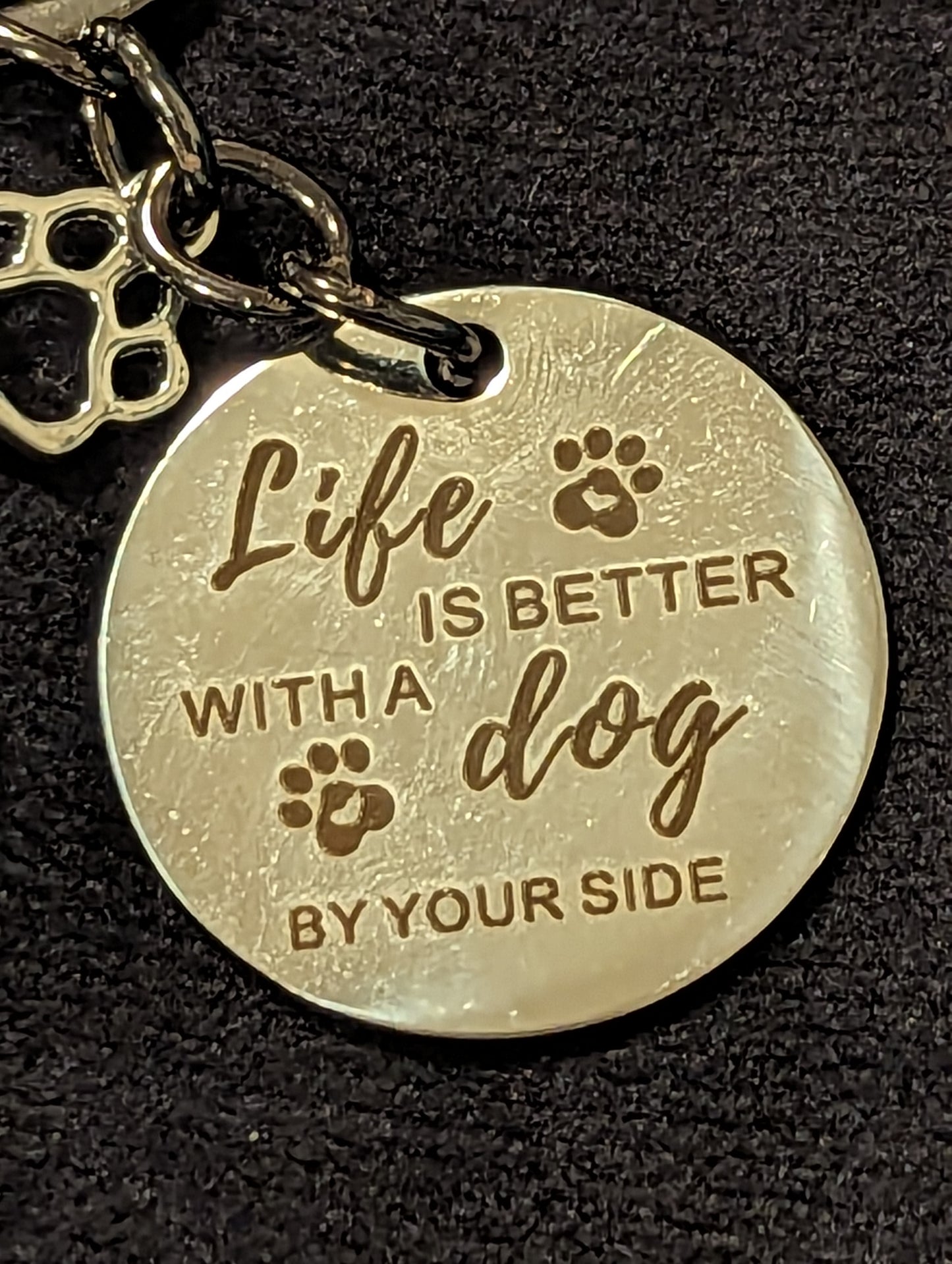 Keychain Puppy Life's Better