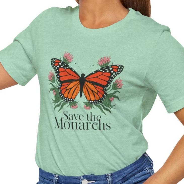 Save The Monarchs Butterfly Tee