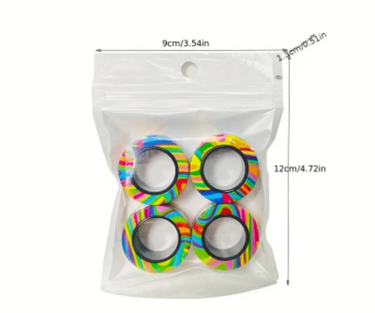 4 Pack Magnetic Rings