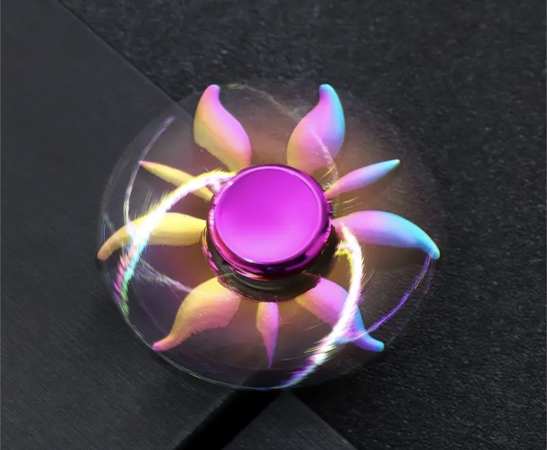 Metal Rainbow Fidget Spinner