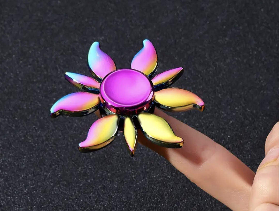 Metal Rainbow Fidget Spinner