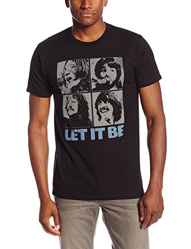 The Beatles Men'S Beatles Let It Be T-Shirt , Black , X-Large [T-Shirt]