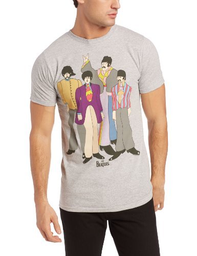 The Beatles Men'S The Beatles Submarine T-Shirt, Light Gray, Small [T-Shirt]
