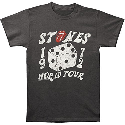 The Rolling Stones Men'S The Rolling Stones 1972 Dice Tour T-Shirt, Black, Medium [T-Shirt]