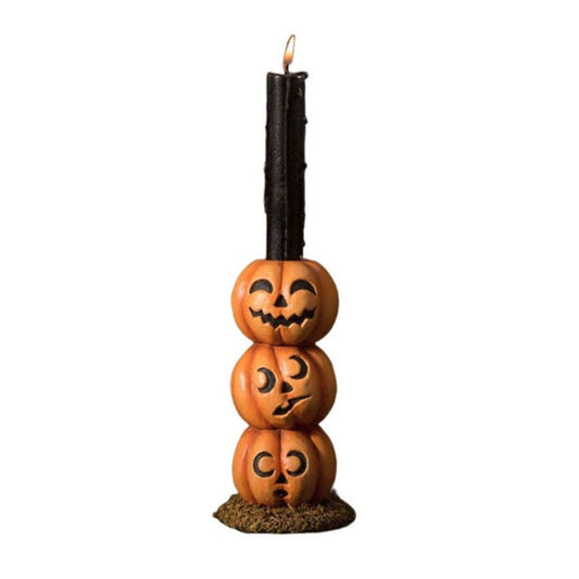 Pumpkin Stack Candlestick by Bethany Lowe Designs