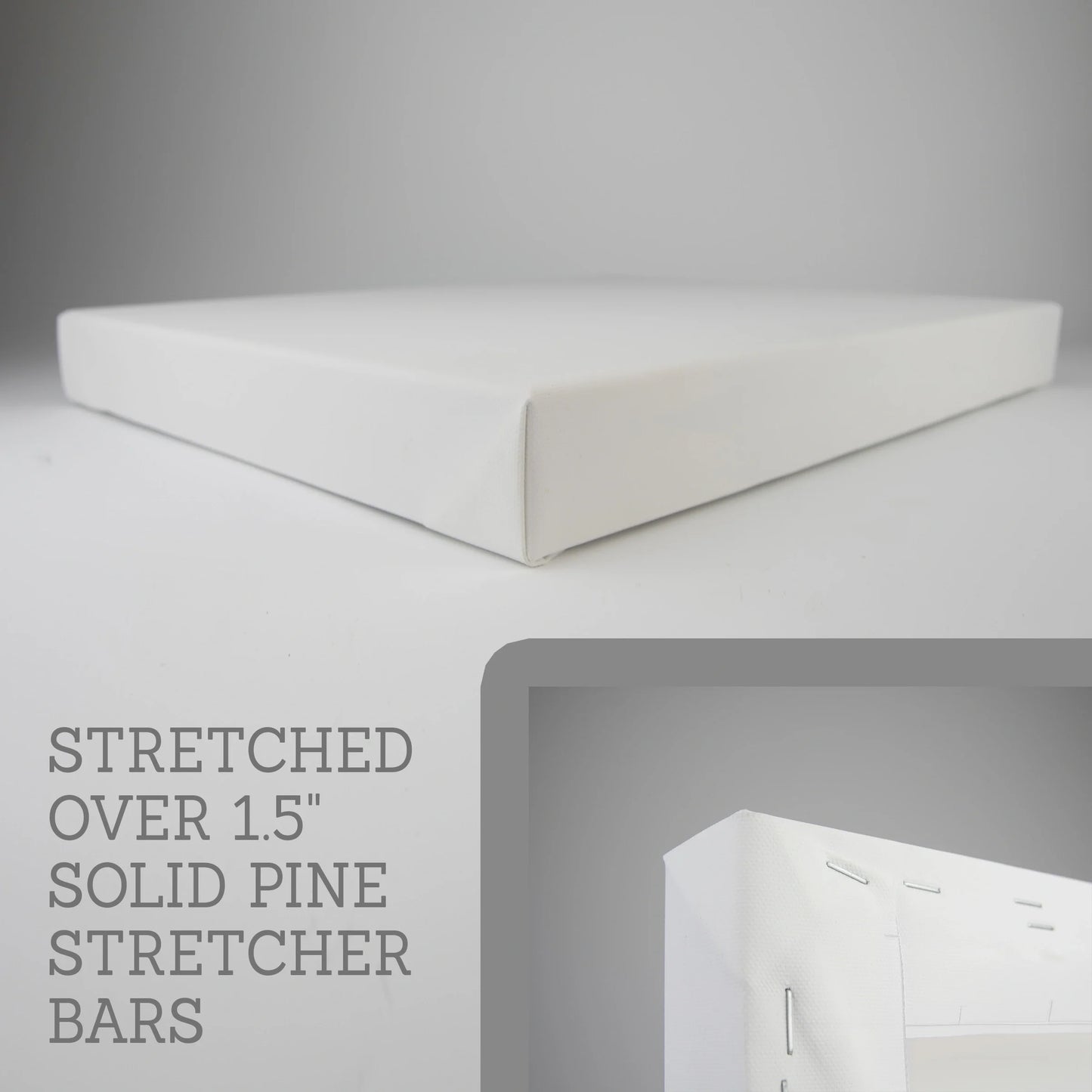 Large Foggy Forest Wall Art Set. Scandinavian Decor