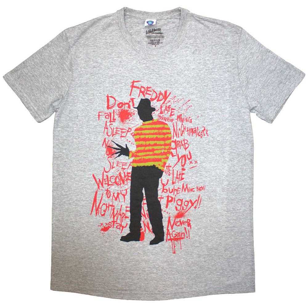 A Nightmare on Elm Street Freddy Scribble Font [T-Shirt]