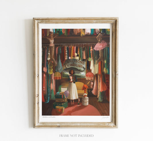 Whalebone and Crinoline 8.5" x 11" Art Print