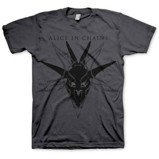 Alice In Chains Black Skull [T-Shirt]