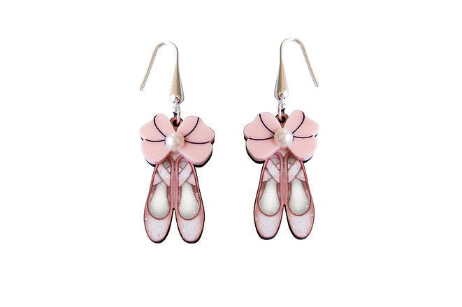Ballet Shoes Earrings by Laliblue