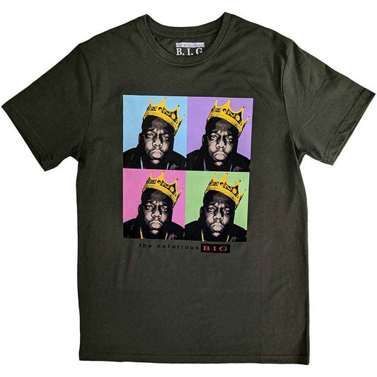 Biggie Smalls Crown Pop Art [T-Shirt]