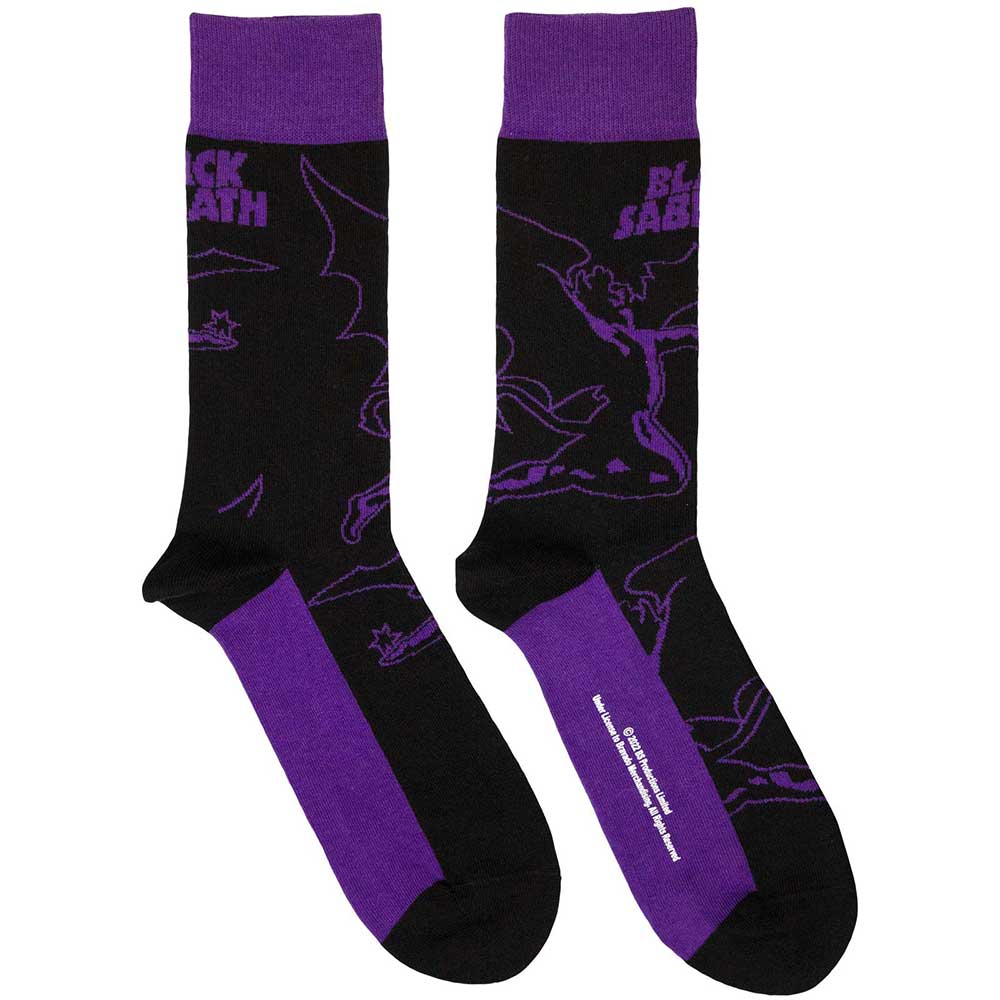 Black Sabbath Logo & Demon [Socks]