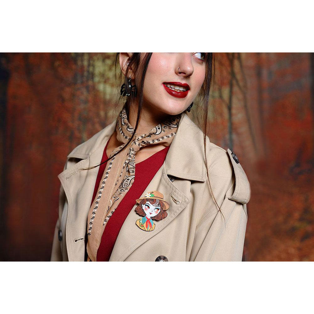 Boo Scout Brooch by Laliblue