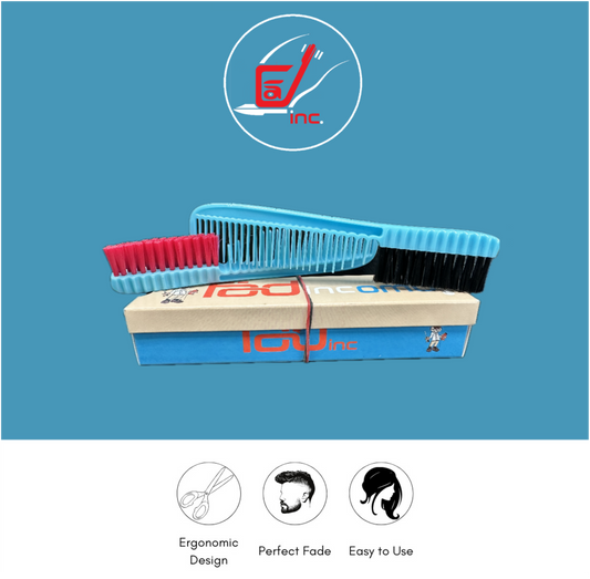 Fādincomb Blue/ Black & Red