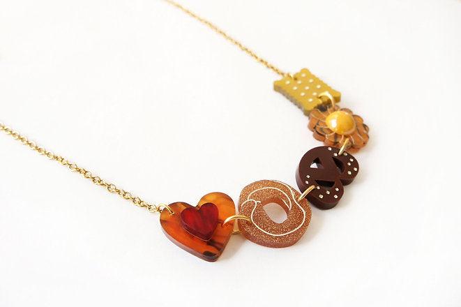Butter Cookies Necklace by Laliblue