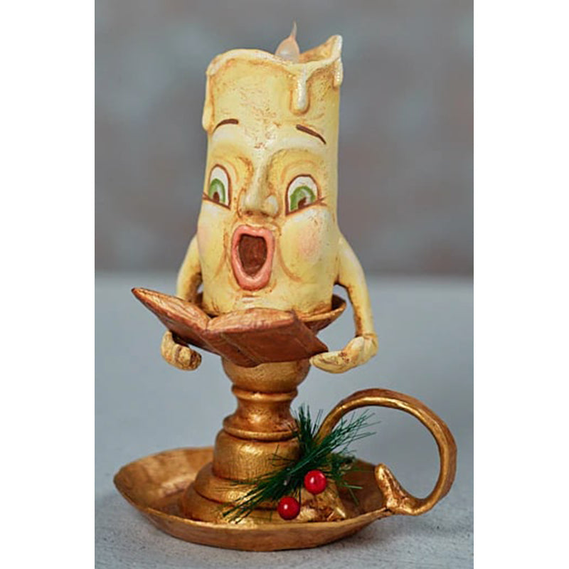 Caroling Chloe© Whimsical Christmas Candle by Jorge de Rojas