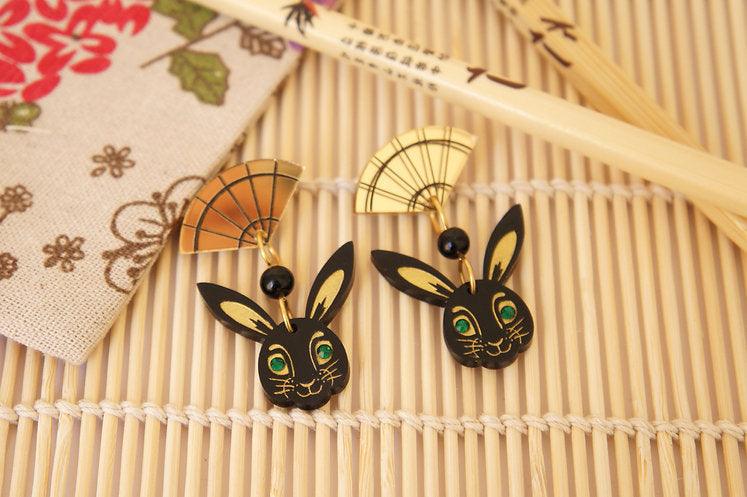 Chinese Year of the Rabbit Earrings by Laliblue