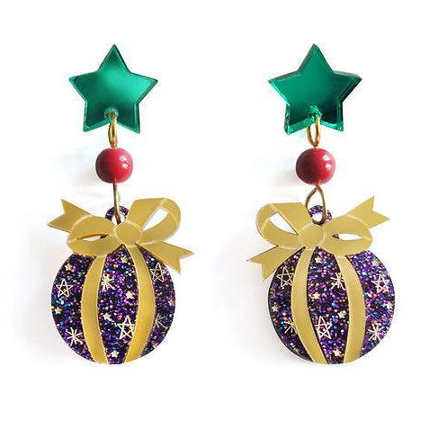 Christmas Bulbs Earrings by Laliblue