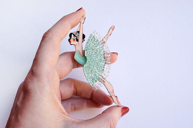 Classical Ballet Brooch by Laliblue