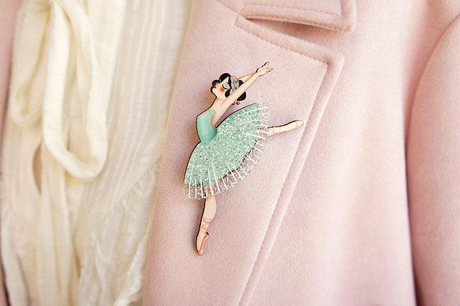 Classical Ballet Brooch by Laliblue
