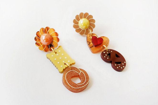 Cookies Earrings by Laliblue