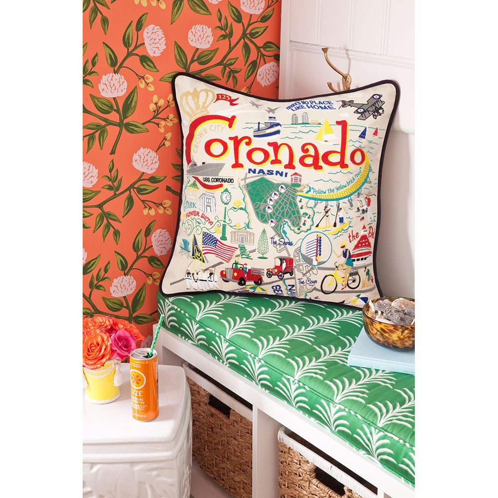 Coronado Embroidered Pillow