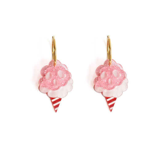 Cotton Candy Earrings by Laliblue