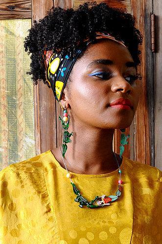 Crocodile Tamer Necklace by Laliblue