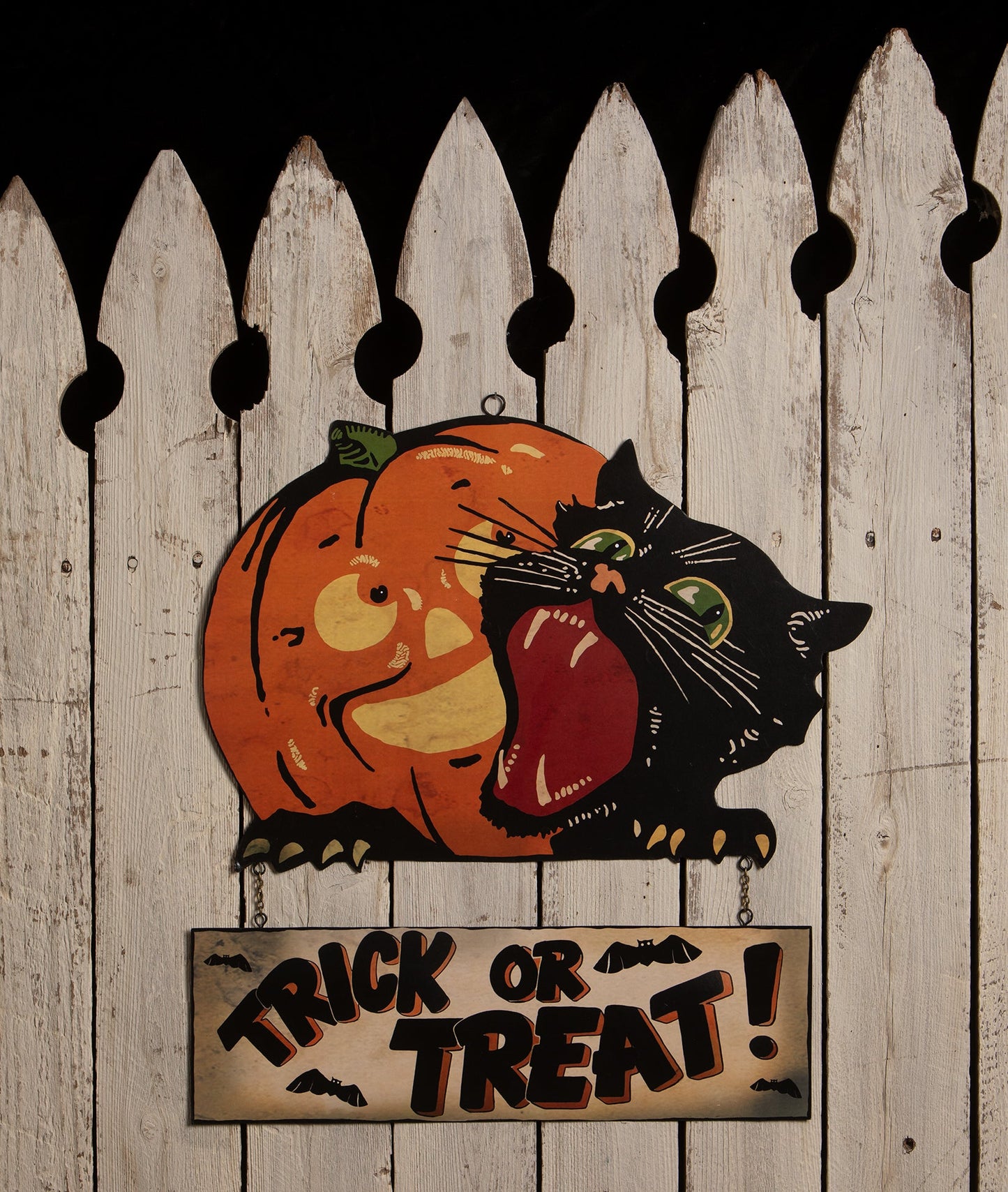 Trick or Treat Tin Sign | Halloween Decor | Bethany Lowe