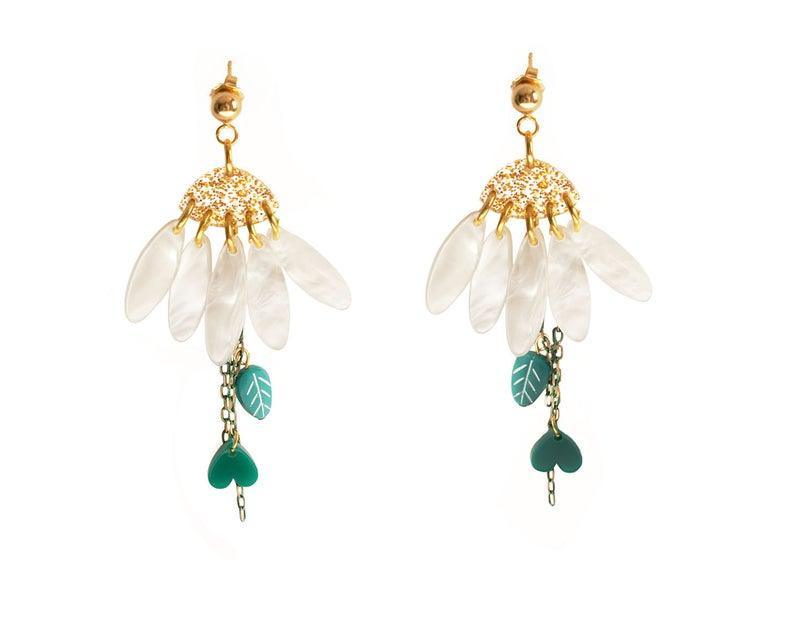 Daisies Petals Earrings by Laliblue