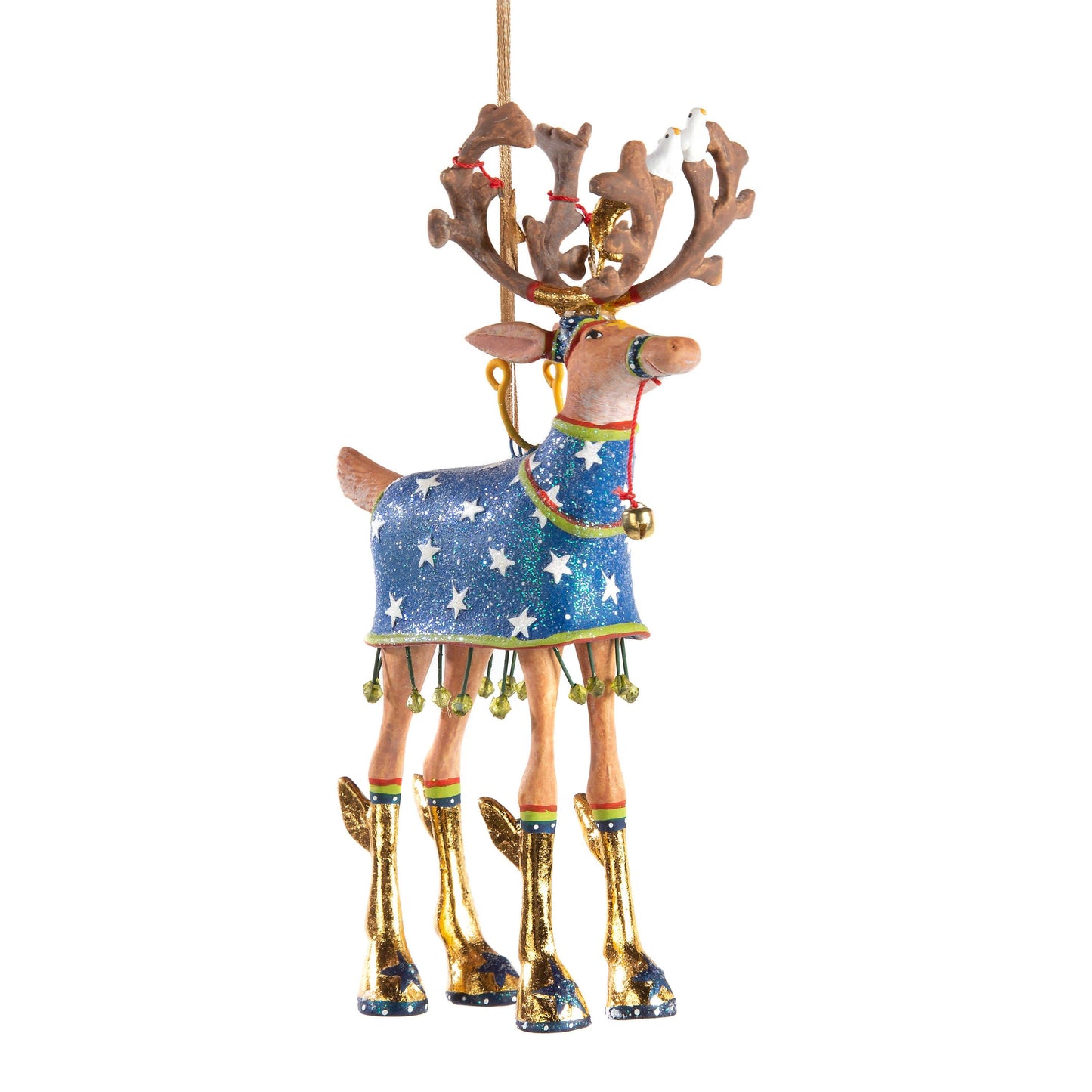 Dash Away Comet Reindeer Ornament by Patience Brewster