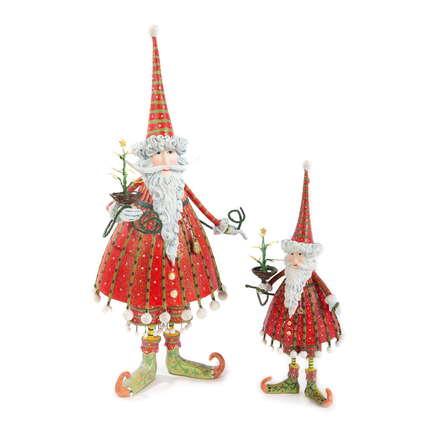 Dash Away Dashing Santa Figure by Patience Brewster
