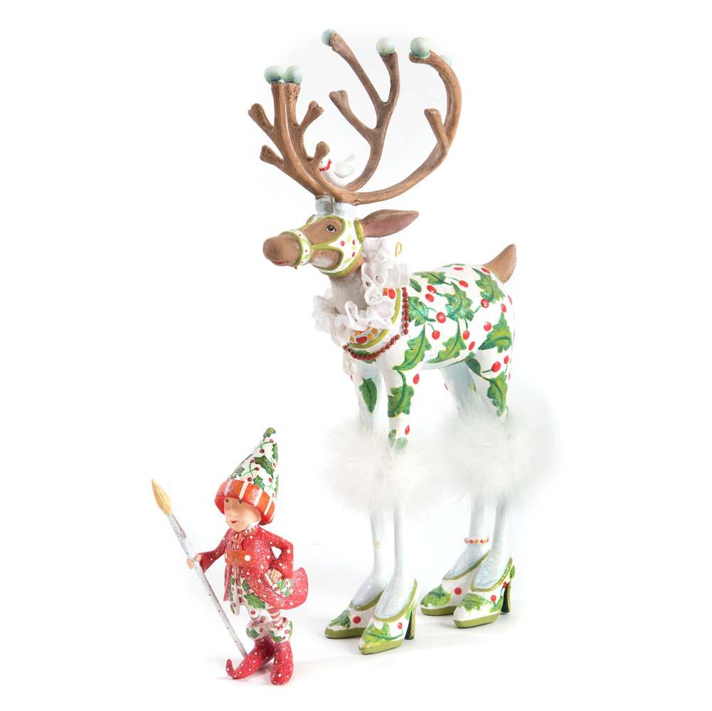 Dash Away Vixen's Elf Ornament by Patience Brewster