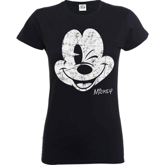 Disney Mickey Mouse Beaten Face [T-Shirt]