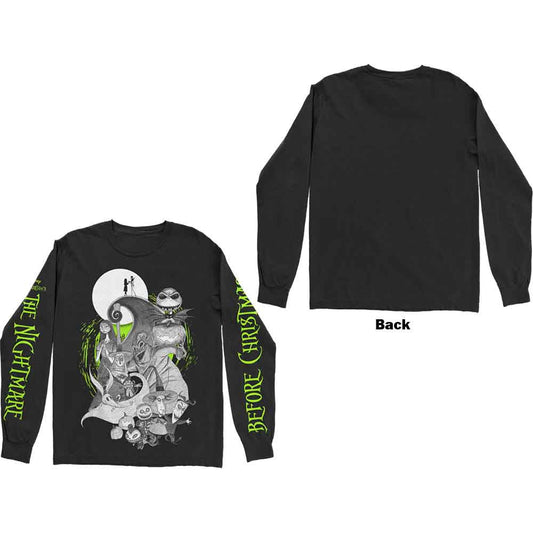 Disney The Nightmare Before Christmas Characters Green Glow [T-Shirt]