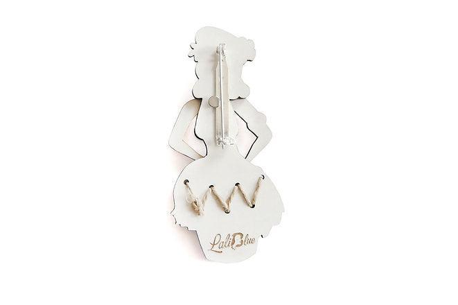 Drummer Girl Brooch by Laliblue