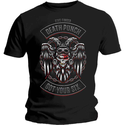Five Finger Death Punch Biker Badge [T-Shirt]