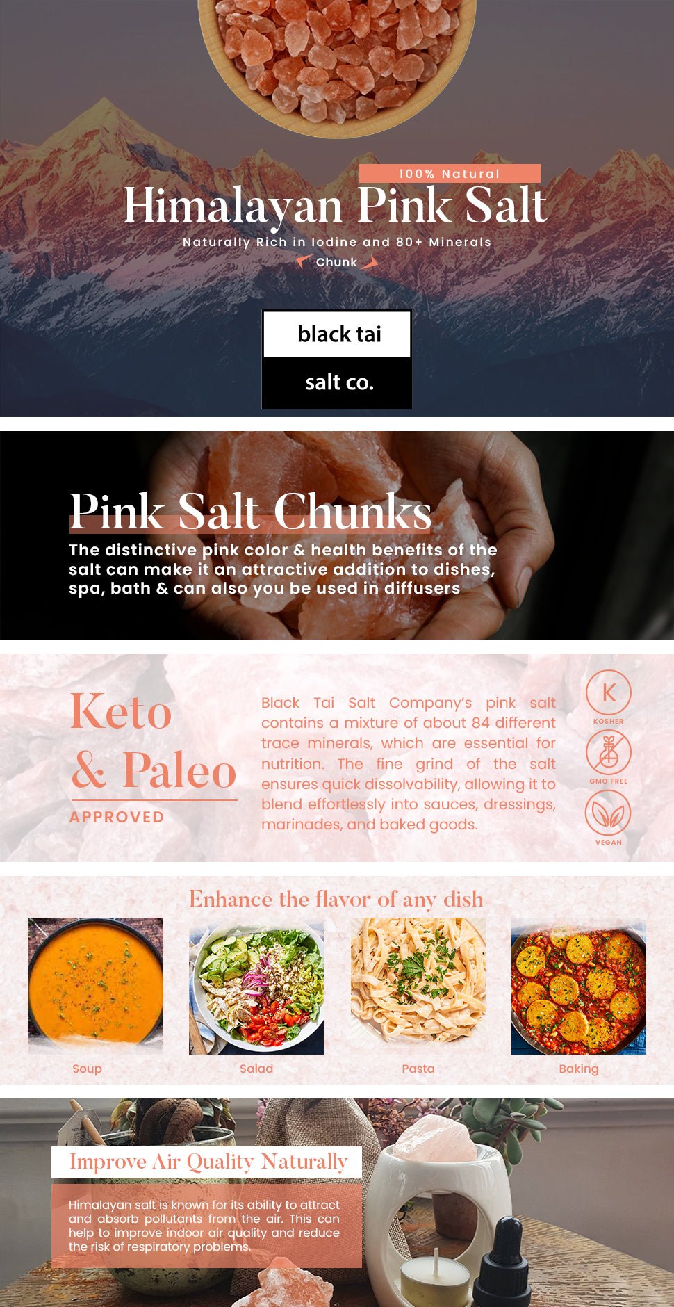 Food Grade Himalayan Chunk Sole Rocks (1"-3" size) 20 Pounds